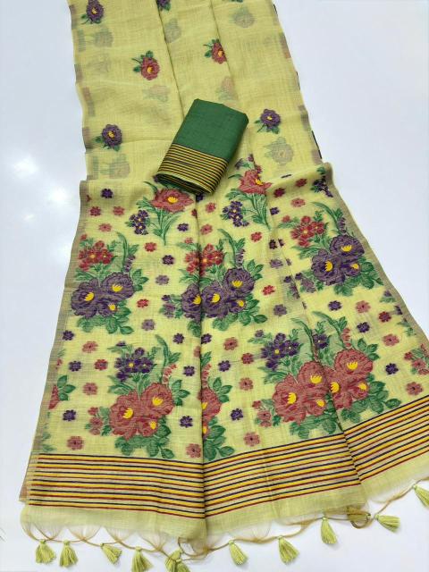 Akshara muga cotton online saree at low price